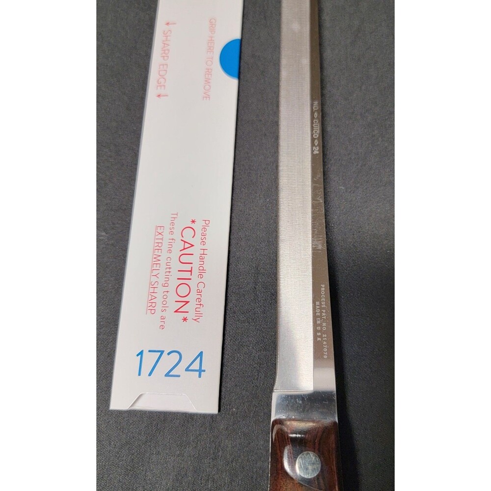 CUTCO 24 Knife Sharp! Factory Fresh! Classic Brown Marble Handle 1024 EUC - Picture 3 of 12